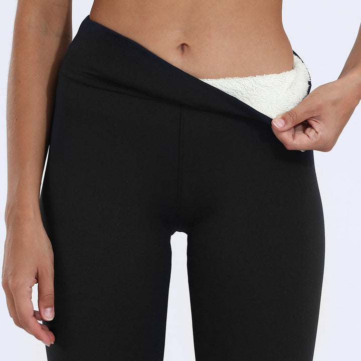 Celestine | Cozy Fleece-Lined Leggings with High-Waist Fit and Sculpting Design