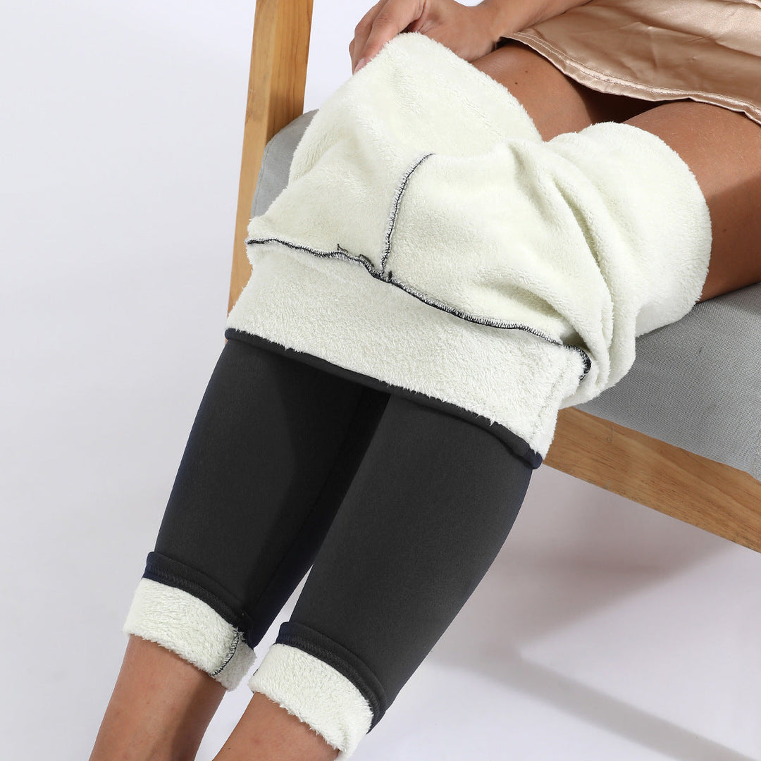 Celestine | Cozy Fleece-Lined Leggings with High-Waist Fit and Sculpting Design