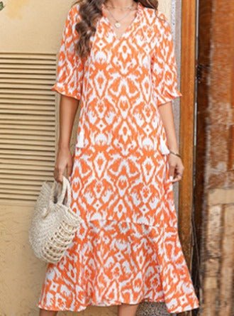 Aileen | Midi imprimée chic