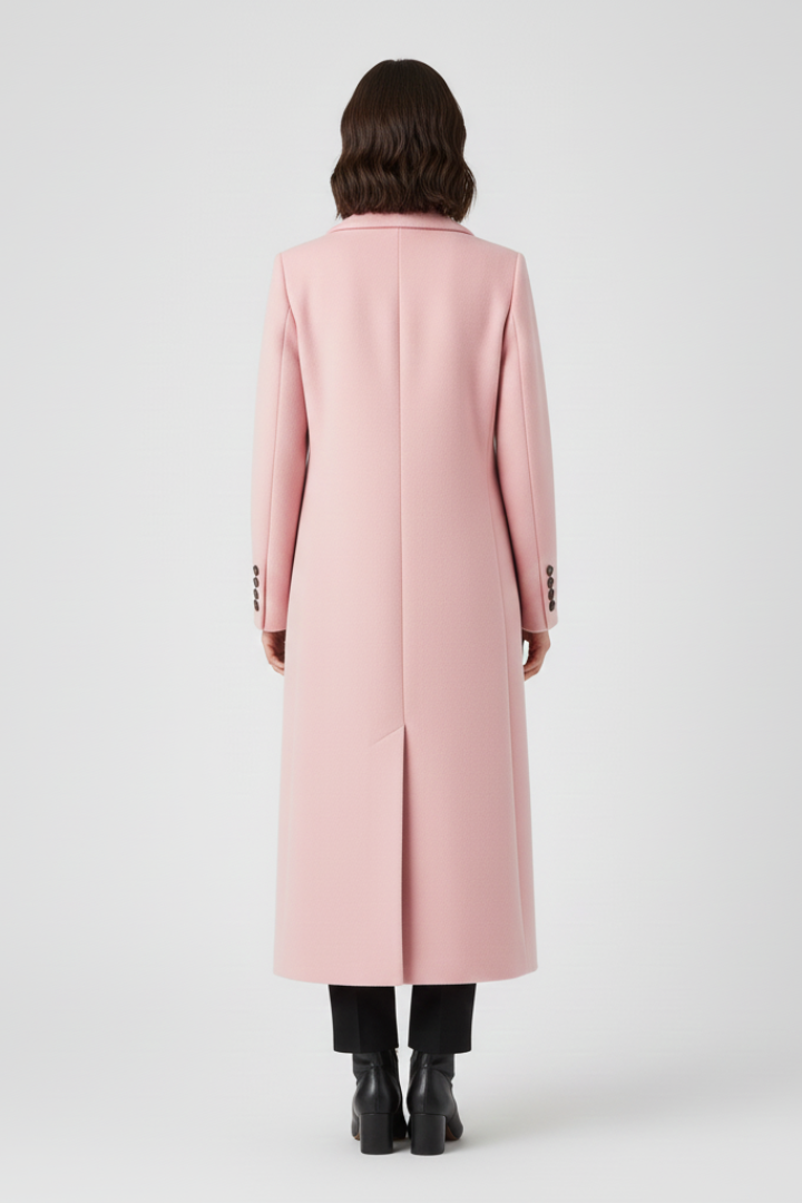 Vesper | Timeless Women's Trenchcoat with Lapel Collar and Button Fastening
