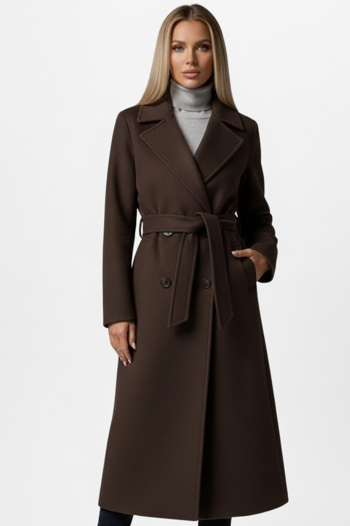 Ophelia | Timeless Women's Trenchcoat with Belt and Double-Breasted Front