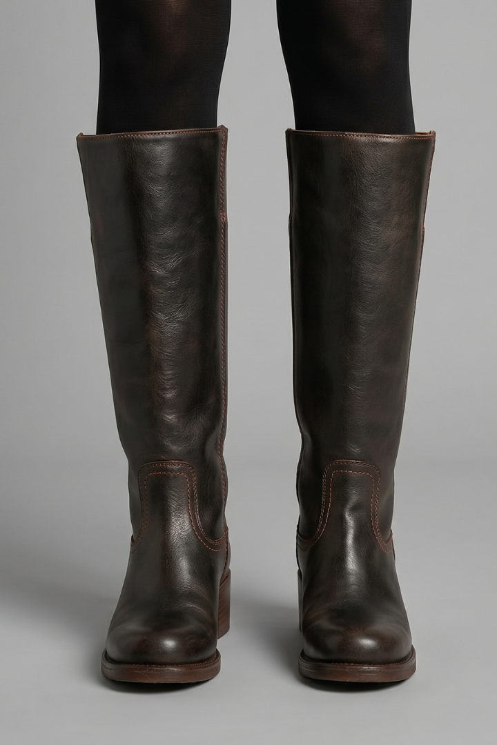 Ottavia | Effortless Women's Mid-Calf Boots with Pull-On Style and Block Heel