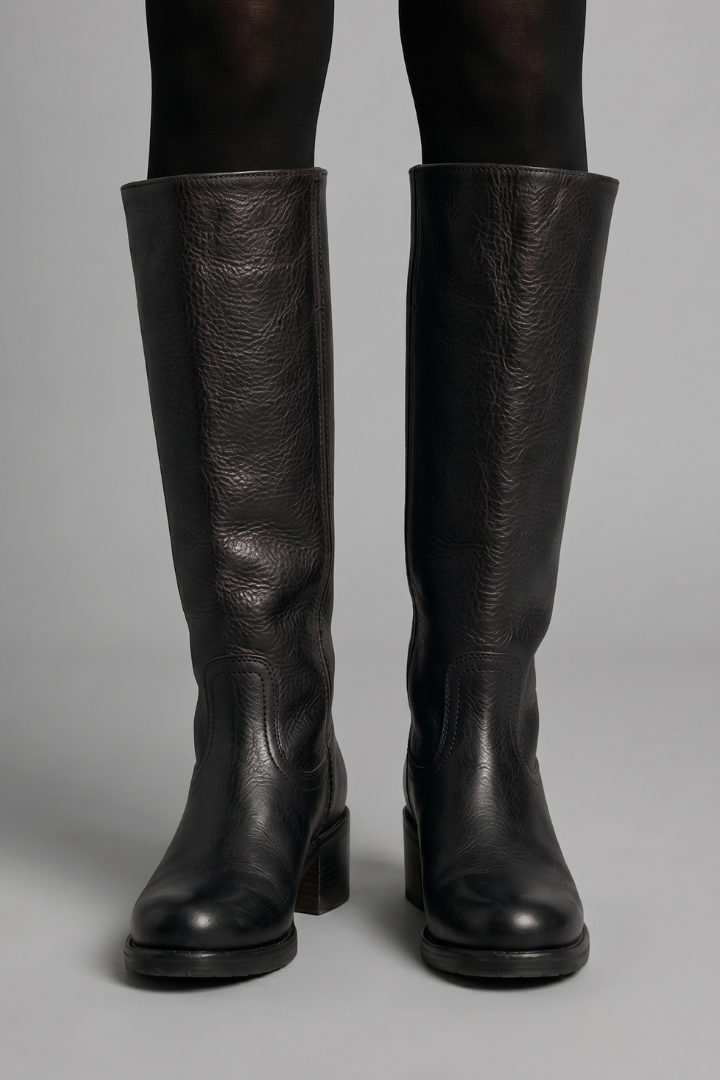 Ottavia | Effortless Women's Mid-Calf Boots with Pull-On Style and Block Heel