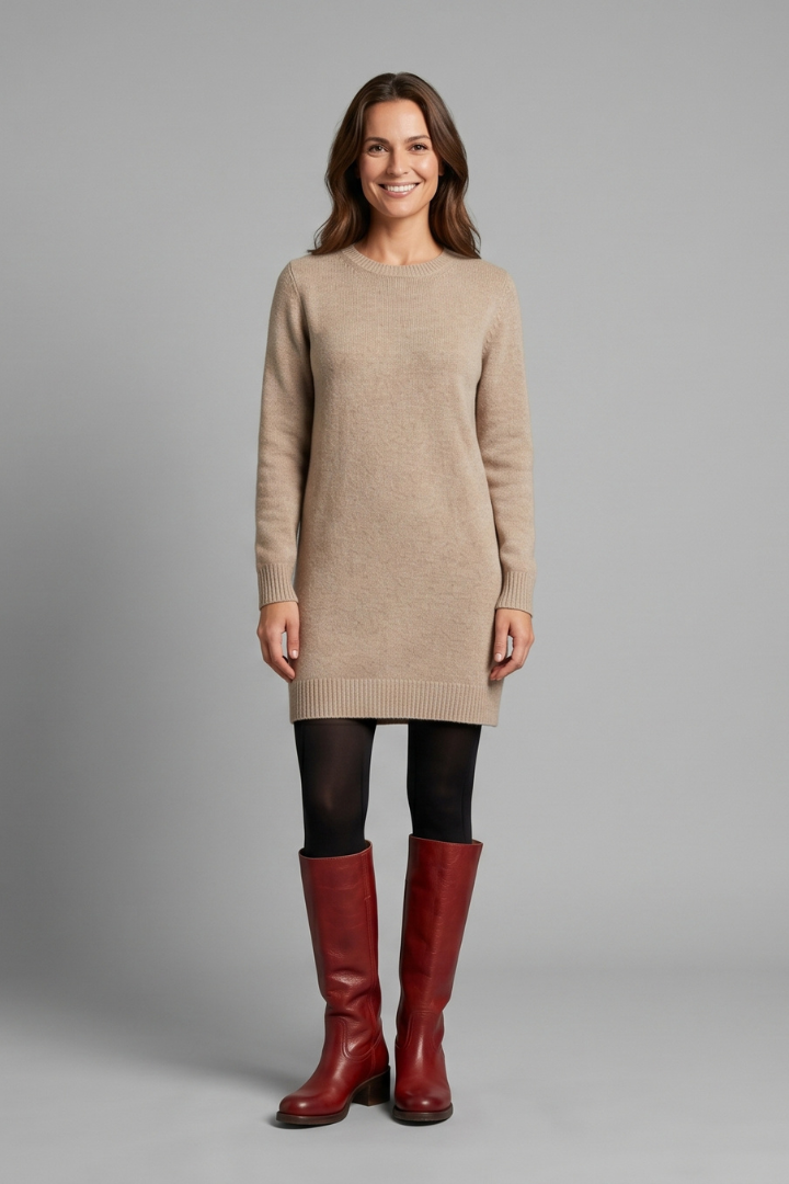 Ottavia | Effortless Women's Mid-Calf Boots with Pull-On Style and Block Heel