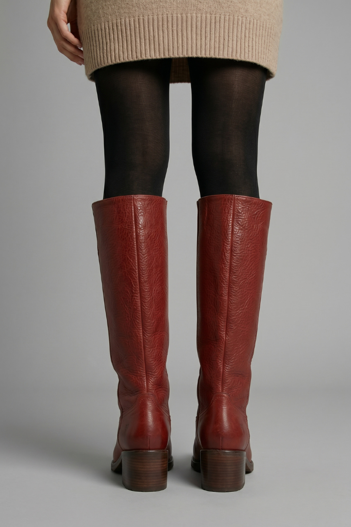 Ottavia | Effortless Women's Mid-Calf Boots with Pull-On Style and Block Heel