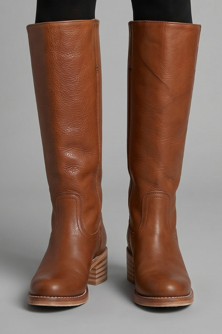 Ottavia | Effortless Women's Mid-Calf Boots with Pull-On Style and Block Heel