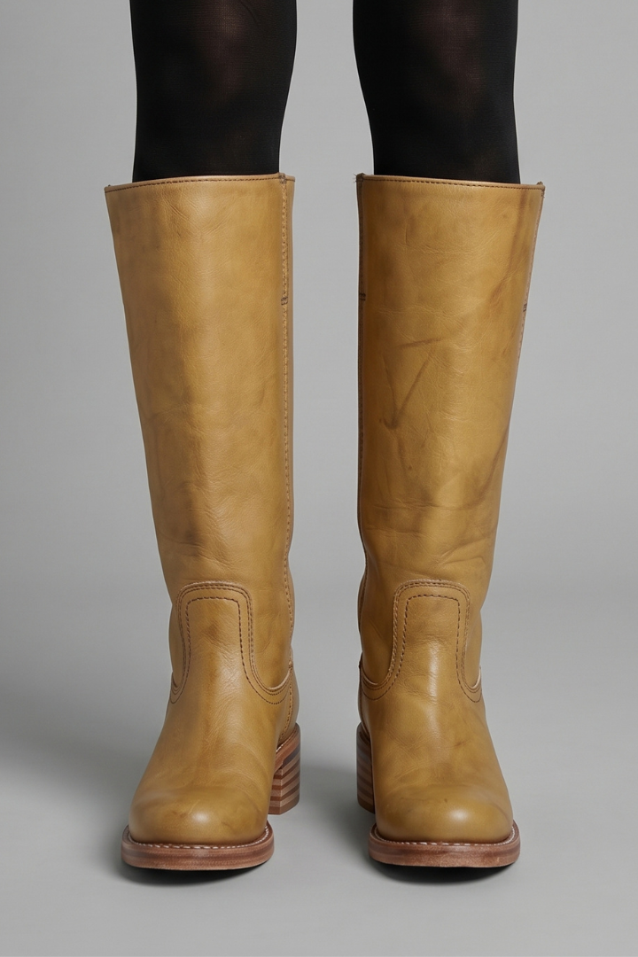 Ottavia | Effortless Women's Mid-Calf Boots with Pull-On Style and Block Heel