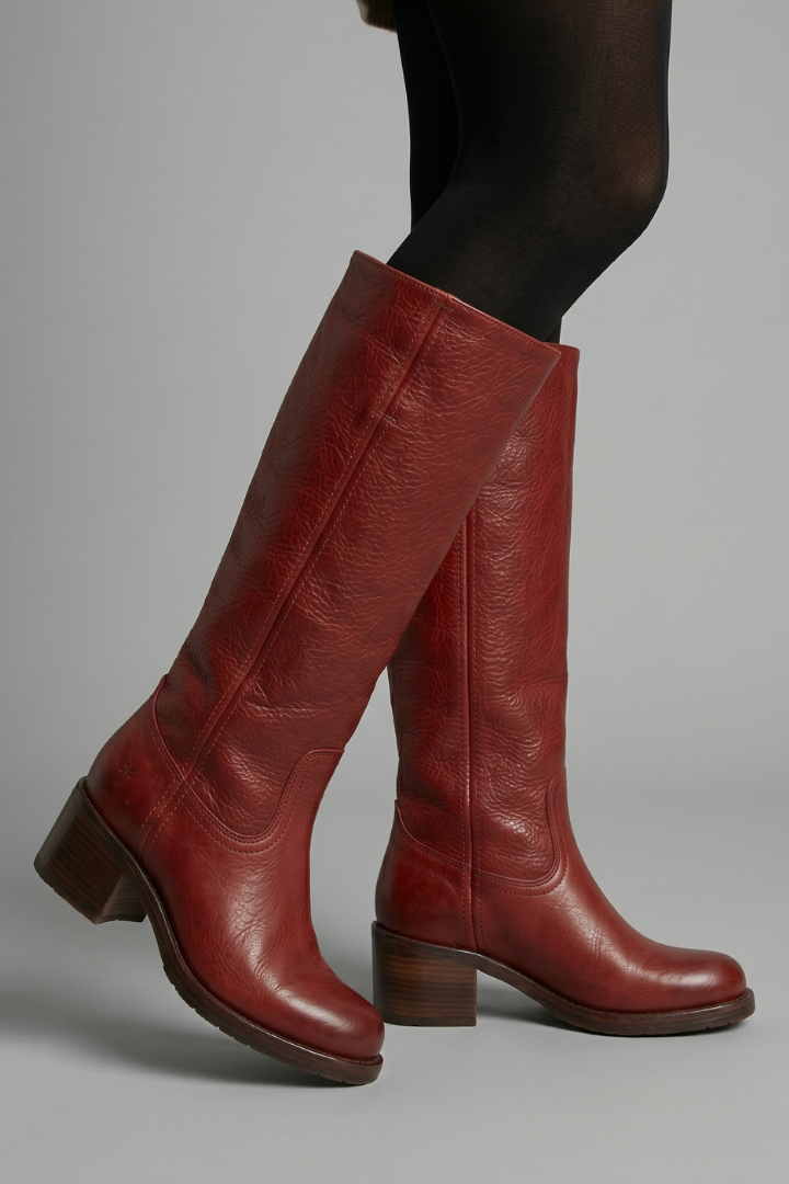 Ottavia | Effortless Women's Mid-Calf Boots with Pull-On Style and Block Heel