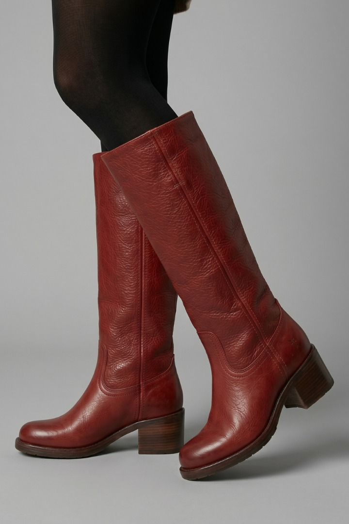 Ottavia | Effortless Women's Mid-Calf Boots with Pull-On Style and Block Heel