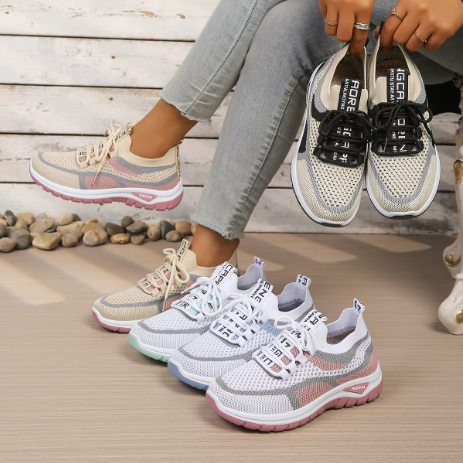Marlo | Sapatos ergonômicos para caminhada com sola especializada e parte superior respirável