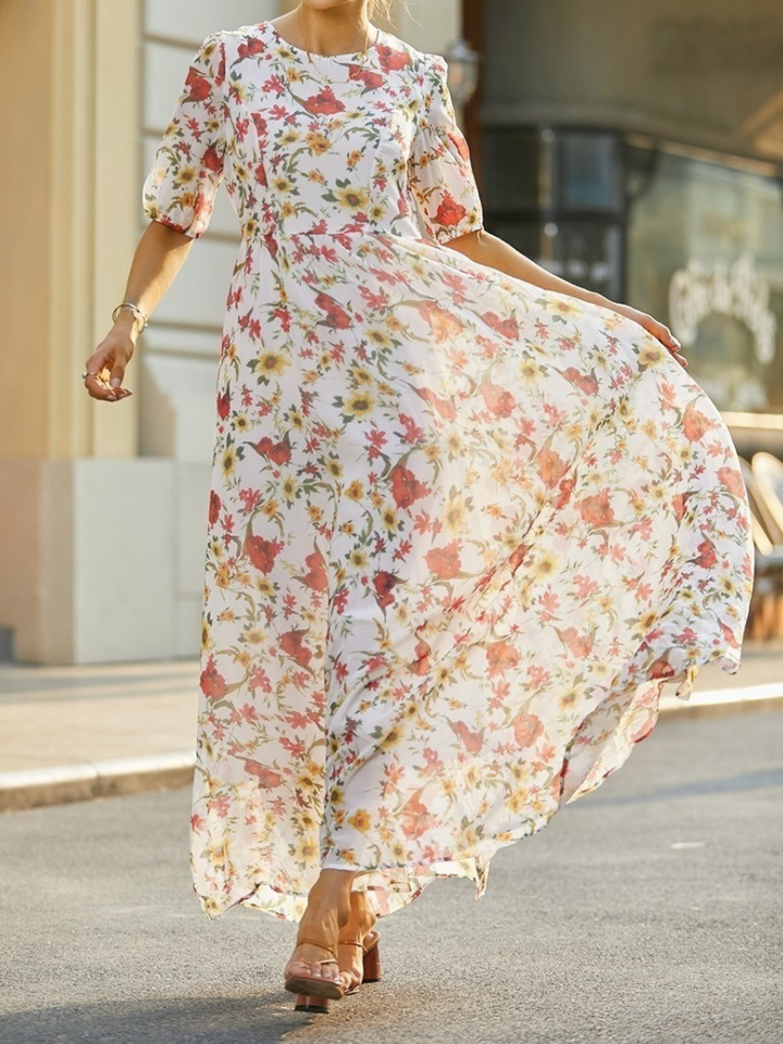 Ariane | Robe maxi romantique
