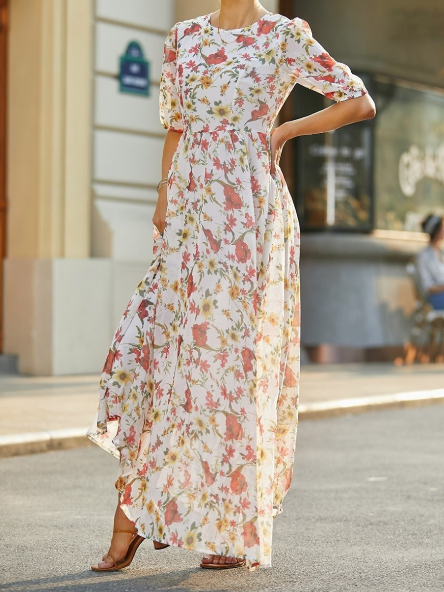 Ariane | Robe maxi romantique