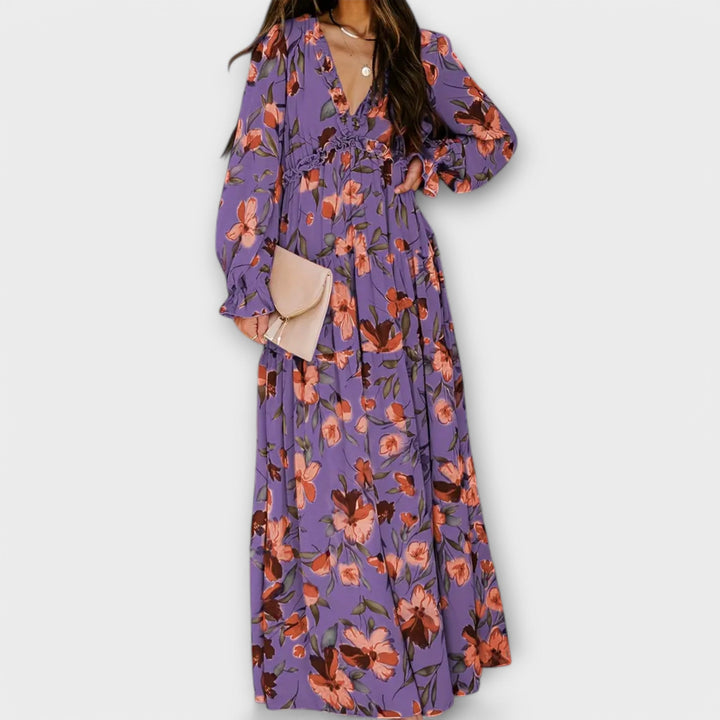 Helen | Robe maxi bohème chic