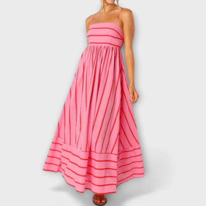 Svea - Robe maxi couleur Bare Bloom