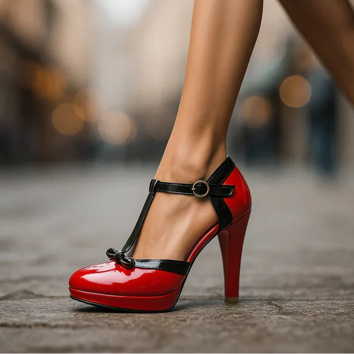Talons BELLA avec nœud papillon