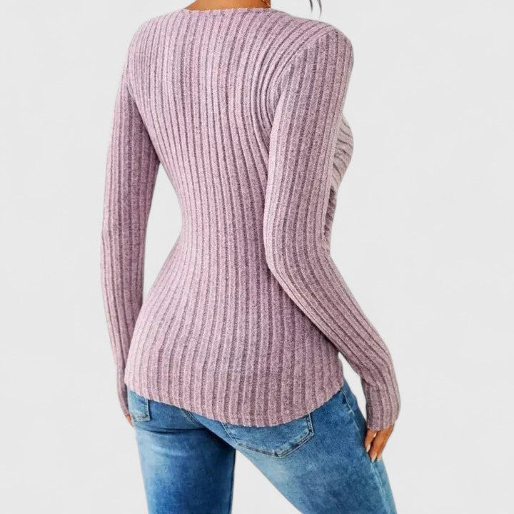 Vera | Haut sophistiqué à effet blousant