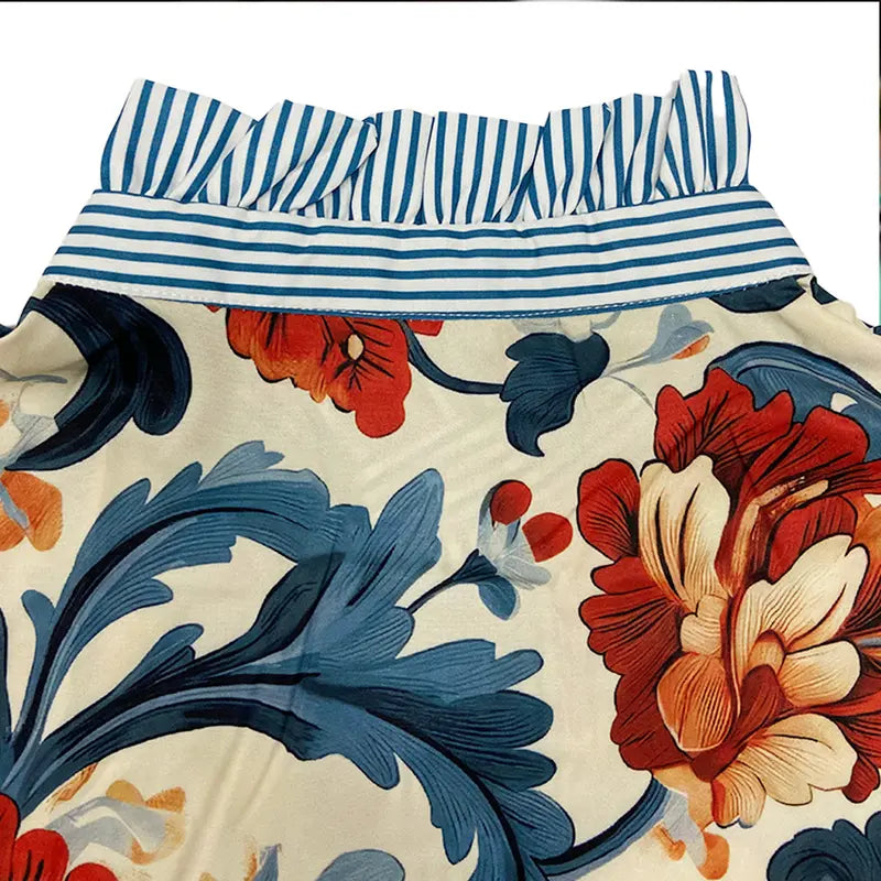 Serenity | Blouse vintage chic à imprimé floral
