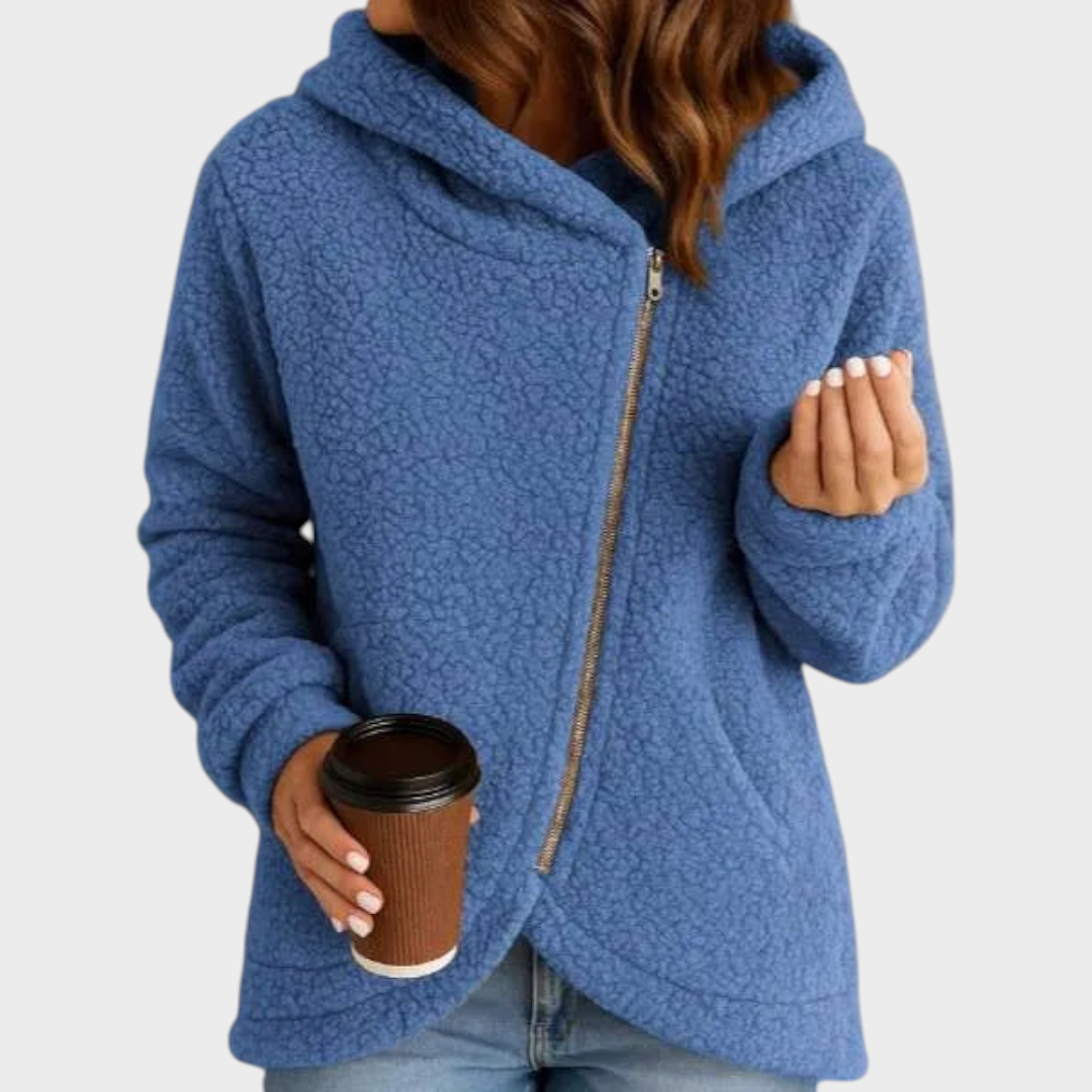 Evelina | Sweat-shirt décontracté en laine, coupe ample et manches longues