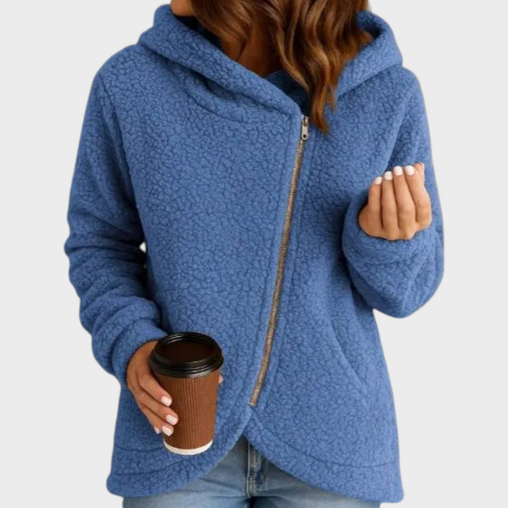 Evelina | Sweat-shirt décontracté en laine, coupe ample et manches longues