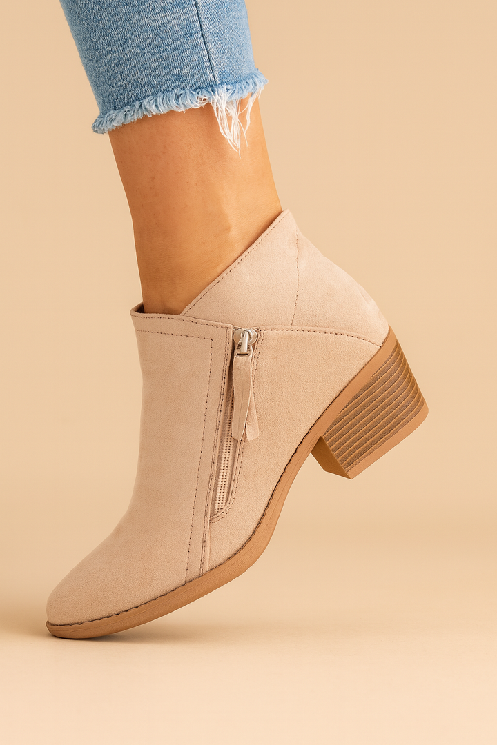 Patricia | Supportive Orthopedic Ankle Boots with Side Zipper