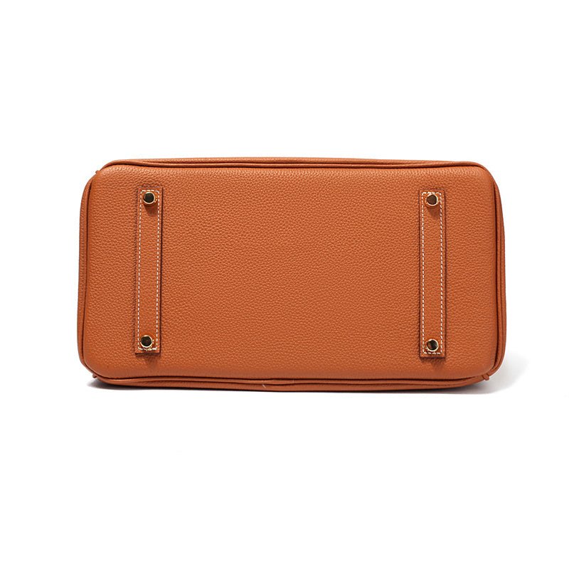 Victoria | Classic Leather Handbag with Multiple Pockets and Secure Closure