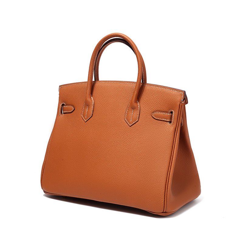 Victoria | Classic Leather Handbag with Multiple Pockets and Secure Closure