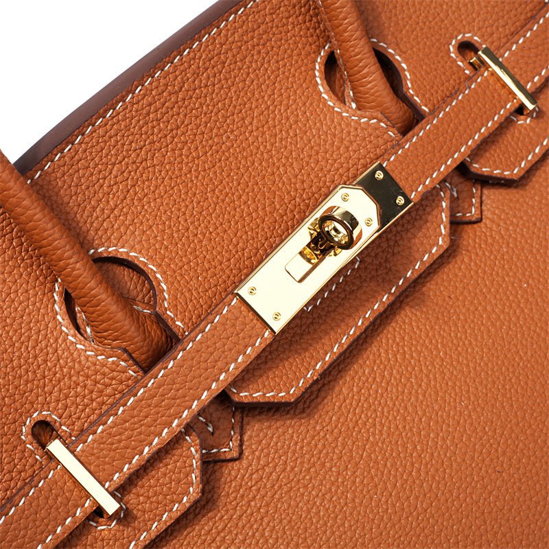 Victoria | Classic Leather Handbag with Multiple Pockets and Secure Closure