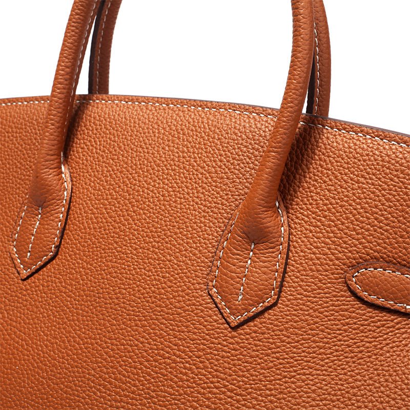 Victoria | Classic Leather Handbag with Multiple Pockets and Secure Closure