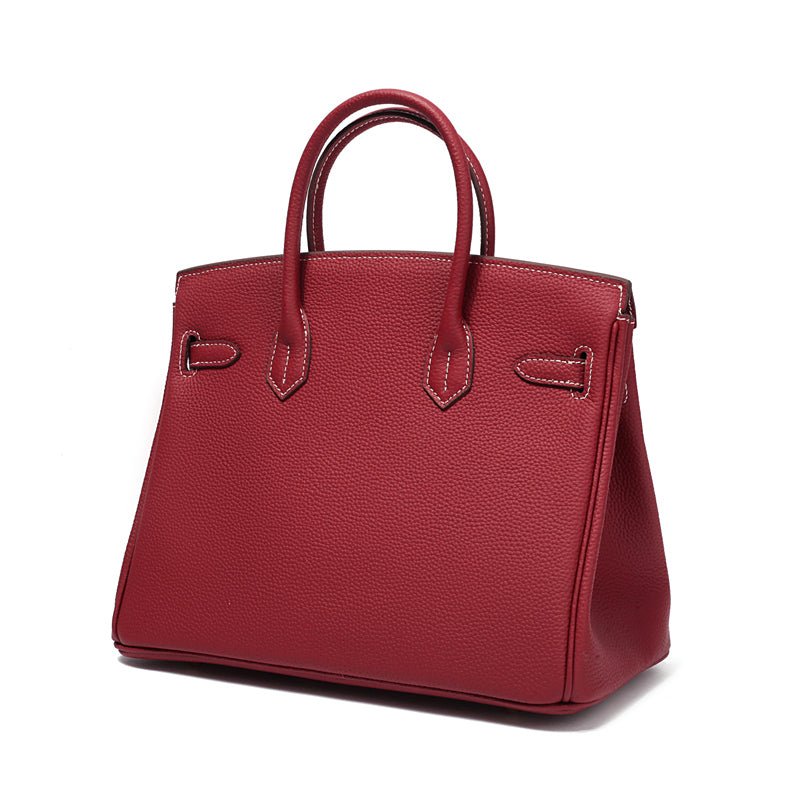 Victoria | Classic Leather Handbag with Multiple Pockets and Secure Closure