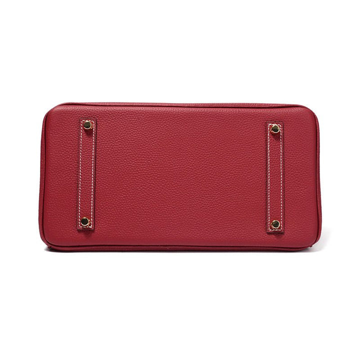 Victoria | Classic Leather Handbag with Multiple Pockets and Secure Closure