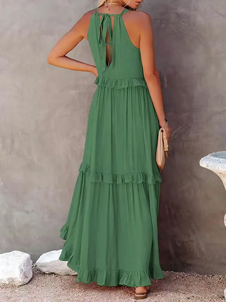 Elsie - Robe maxi à volants