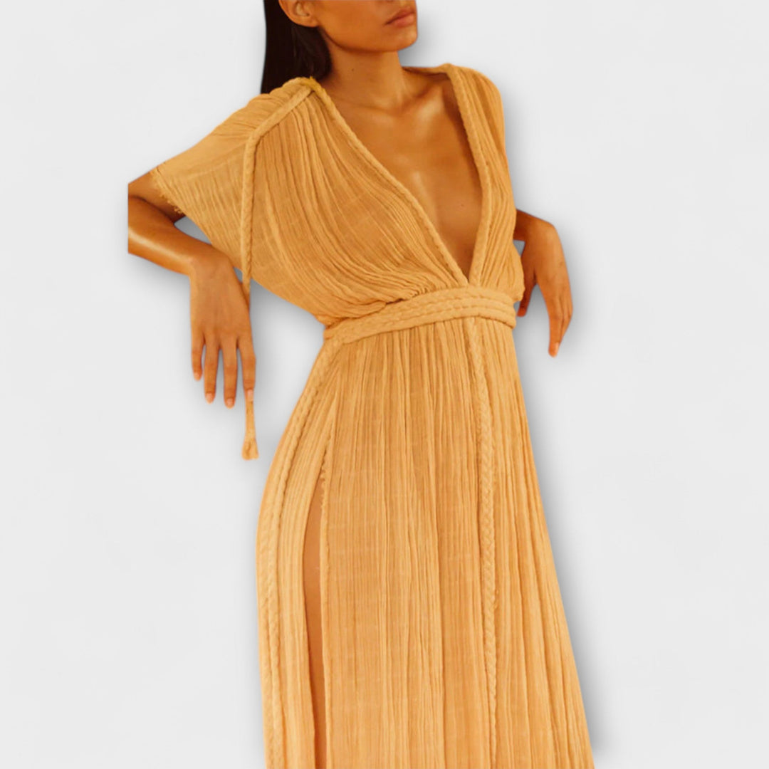 Robe kimono maxi style grec