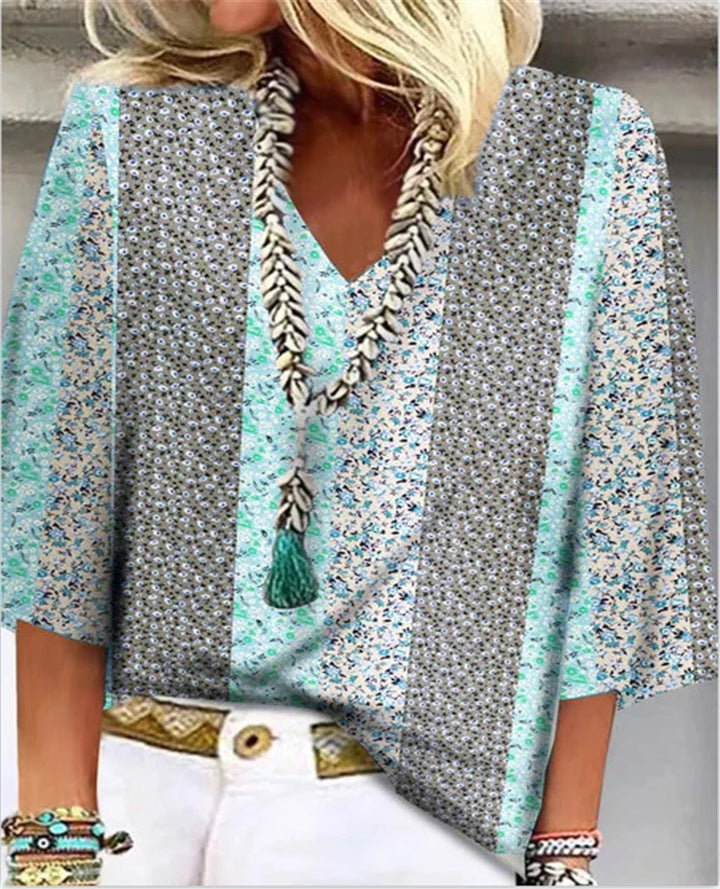 Anika | Blouse à brise florale
