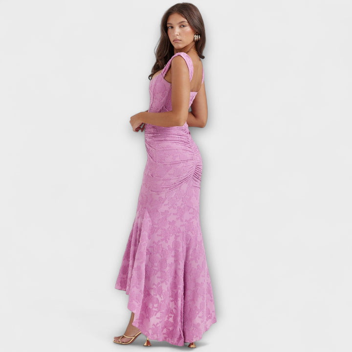 Renske - Robe longue avec corset élégant et raffiné
