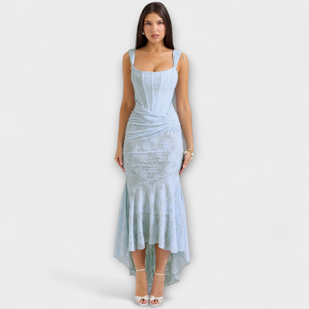 Renske - Robe longue avec corset élégant et raffiné