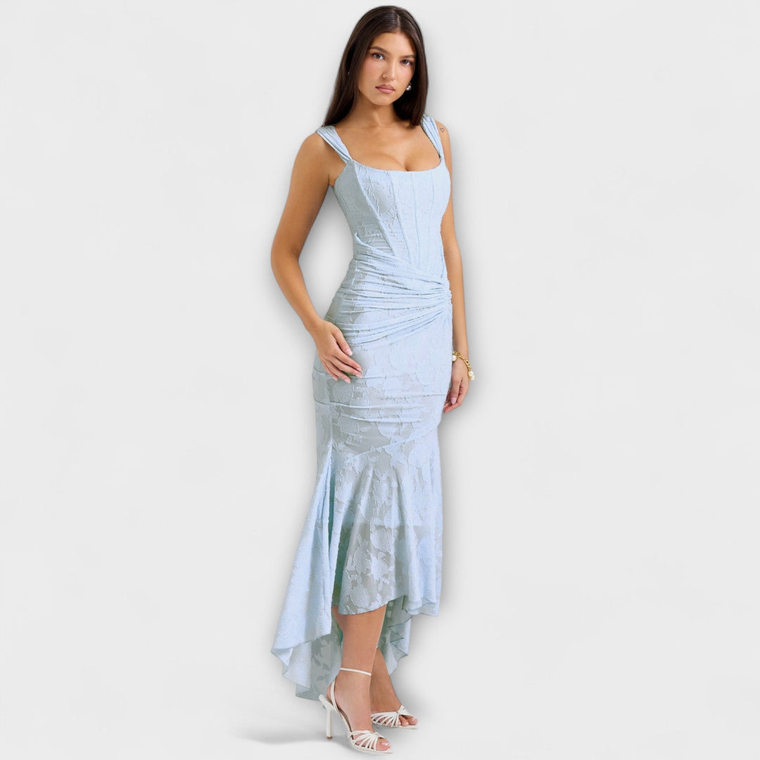 Renske - Robe longue avec corset élégant et raffiné