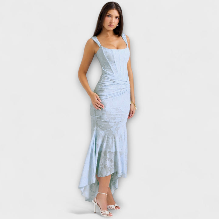 Renske - Robe longue avec corset élégant et raffiné