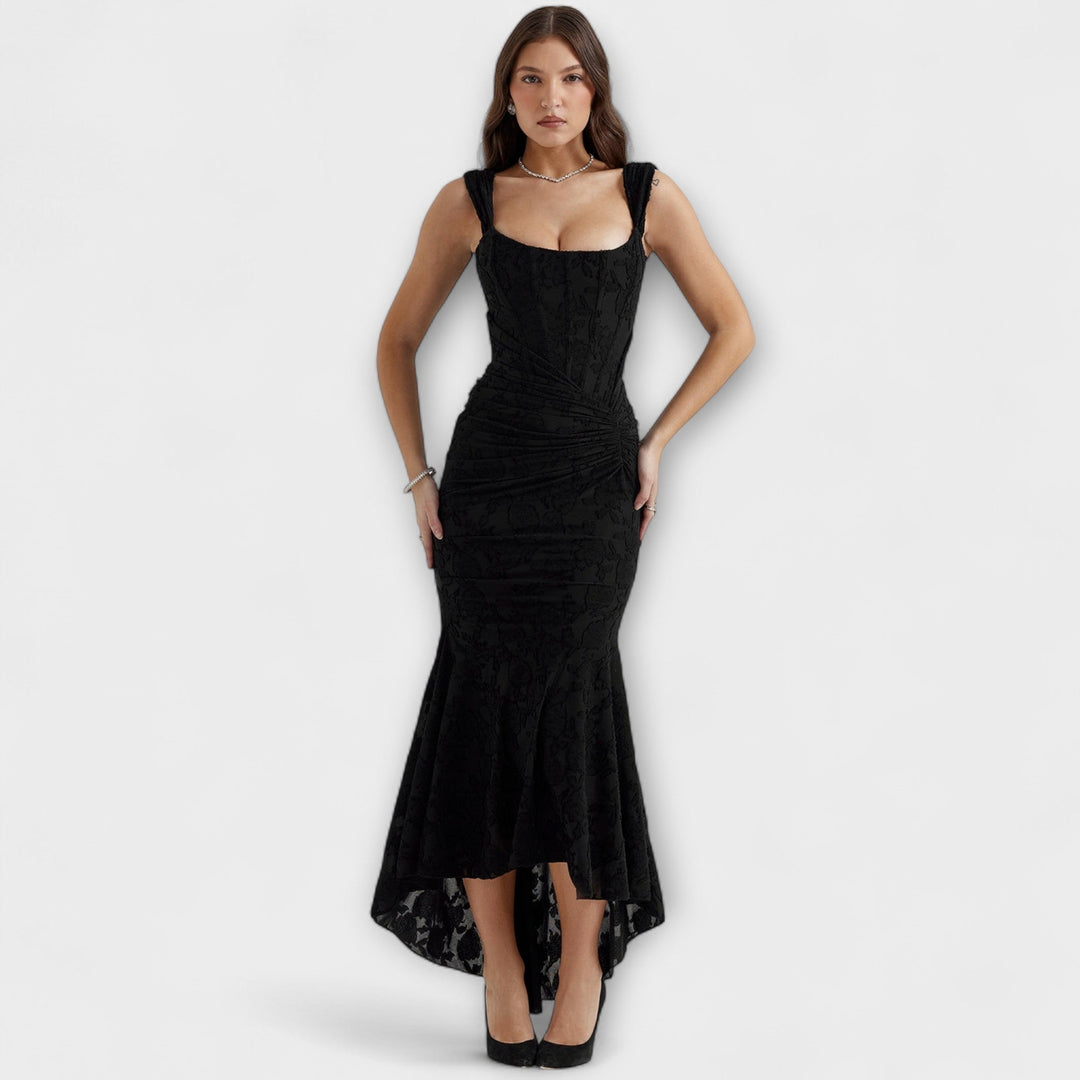 Renske - Robe longue avec corset élégant et raffiné