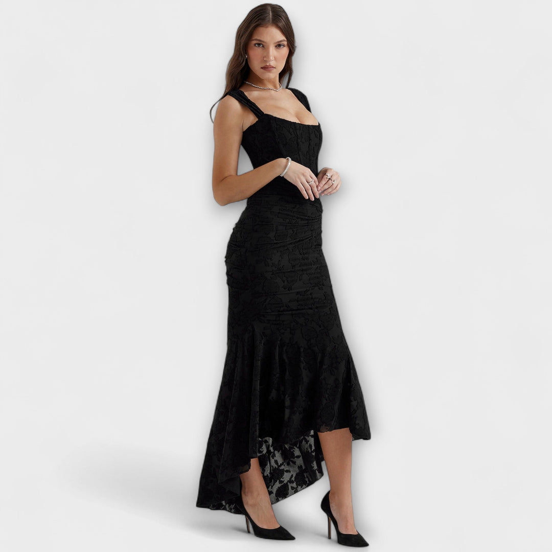 Renske - Robe longue avec corset élégant et raffiné