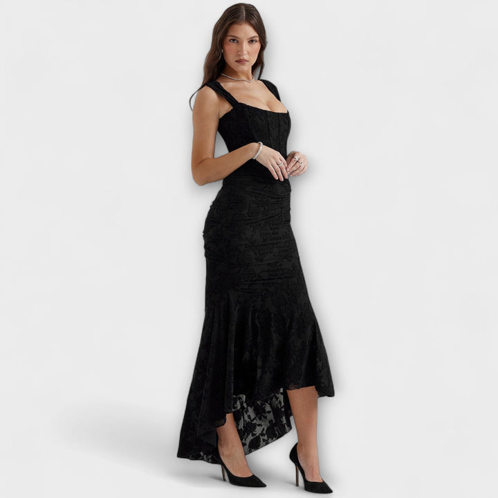 Renske - Robe longue avec corset élégant et raffiné