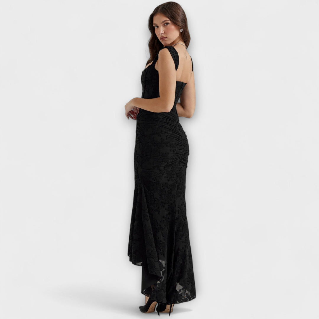 Renske - Robe longue avec corset élégant et raffiné