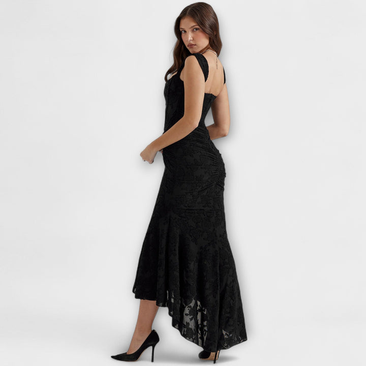 Renske - Robe longue avec corset élégant et raffiné