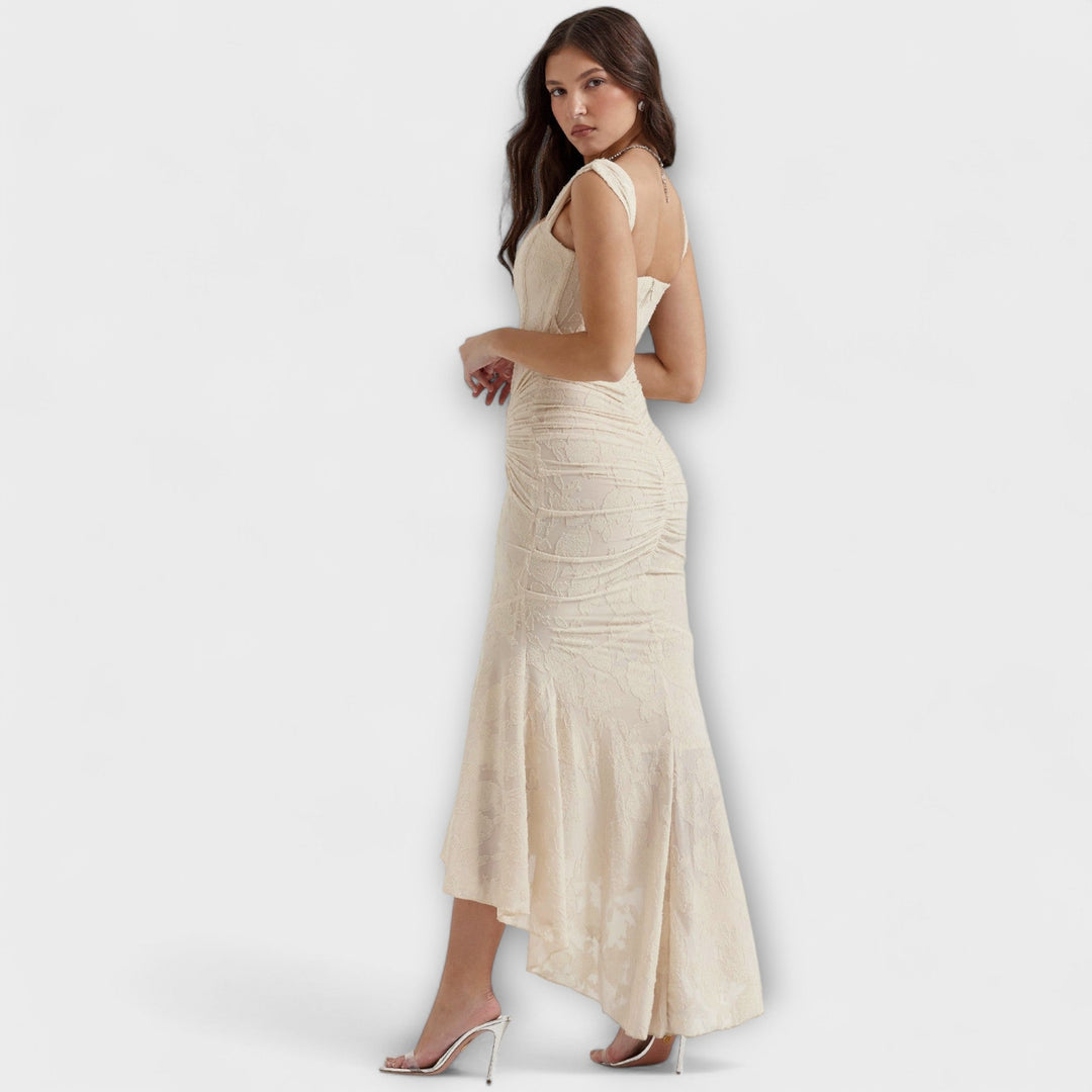 Renske - Robe longue avec corset élégant et raffiné