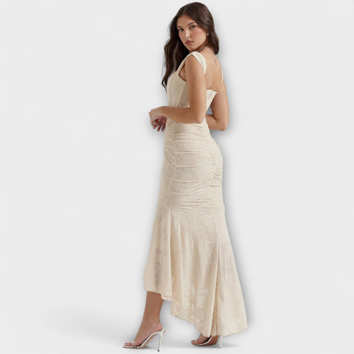 Renske - Robe longue avec corset élégant et raffiné