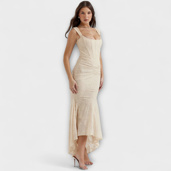 Renske - Robe longue avec corset élégant et raffiné