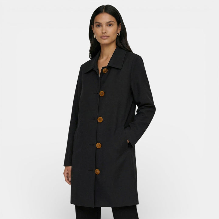 Cordelia | Elegant Women's Midi Trench Coat with Flattering Silhouette and Modern Cut