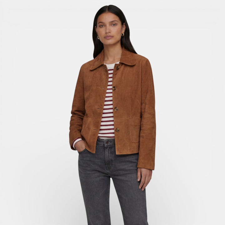 Tabitha | Elegant Women's Suede Jacket with Lightweight Design and Soft Finish