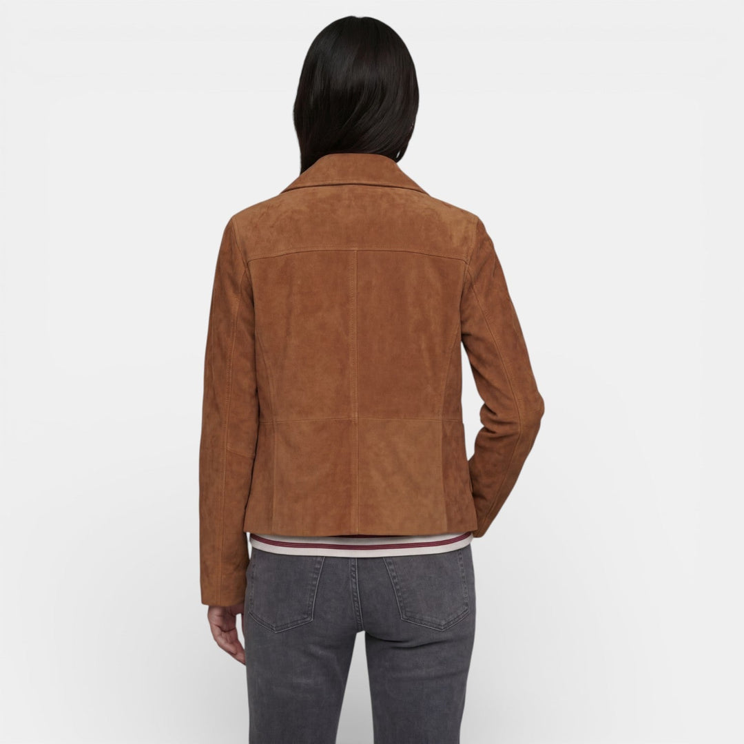 Tabitha | Elegant Women's Suede Jacket with Lightweight Design and Soft Finish