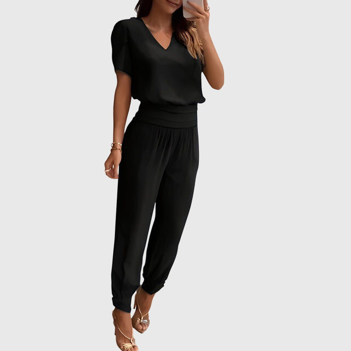 Jennifer™ | Ensemble blouse et pantalon stylé