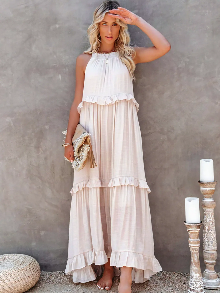 Elsie - Robe maxi à volants